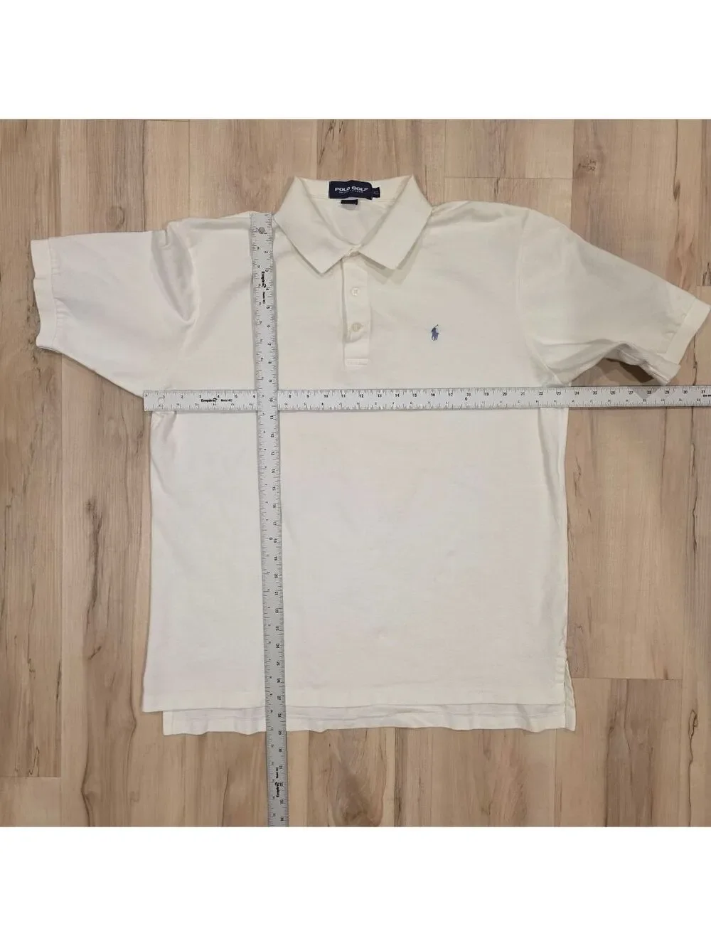 Ralph Lauren Polo Golf White Cotton Polo Shirt XL